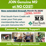 Genuine MS® Program Offers Complimentary Membership Through First South Farm Credit